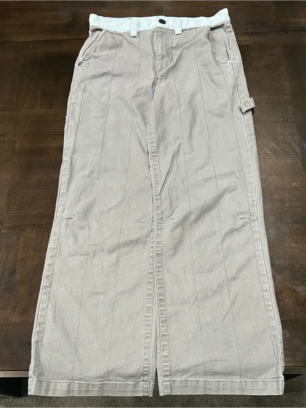 Caterpillar Reclaimed Men's Canvas Work Pants Gray Size 30 Construction